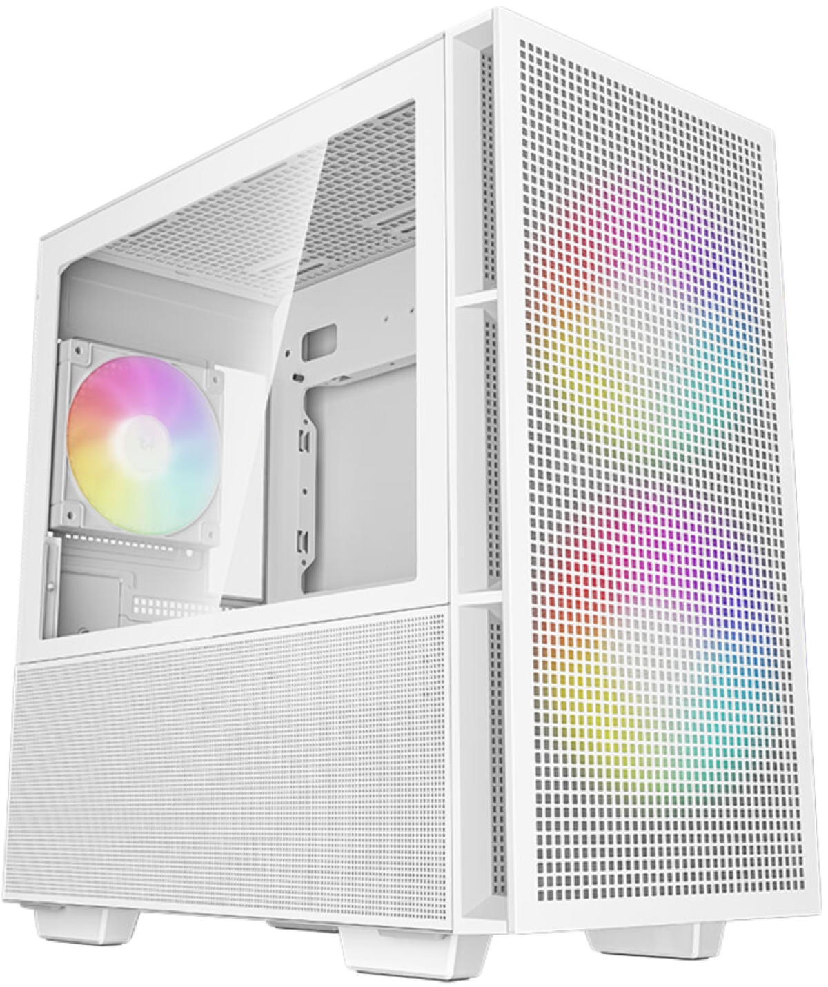 Кутия DeepCool CH360 WH, Mid Tower, Mini-ITX/Micro-ATX/ATX PS 2, 1xUSB3.0на ниска цена с бърза доставка - BestPC.BG