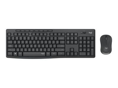 Kомплект мишка и клавиатура LOGITECH MK295 DE - Wireless - БЕЗ БДС КИРИЛИЗАЦИЯ, немски -Графитна ниска цена с бърза доставка - BestPC.BG