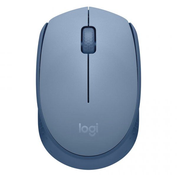 Мишка LOGITECH M171 - Wireless - синя - P№ 910-006866на ниска цена с бърза доставка - BestPC.BG
