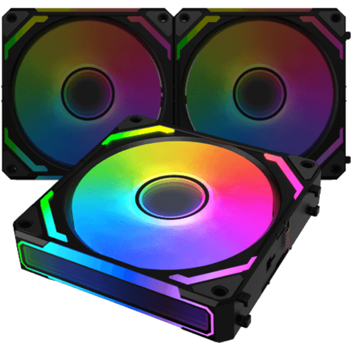 Вентилатор Starlink Ultra, EN40412, 3PCS Black Easy Clip On & Smart Link Fan, ARGB & PWM Cable, Galaxy II Fan Control Box & Remote, Color Boxна ниска цена с бърза доставка - BestPC.BG