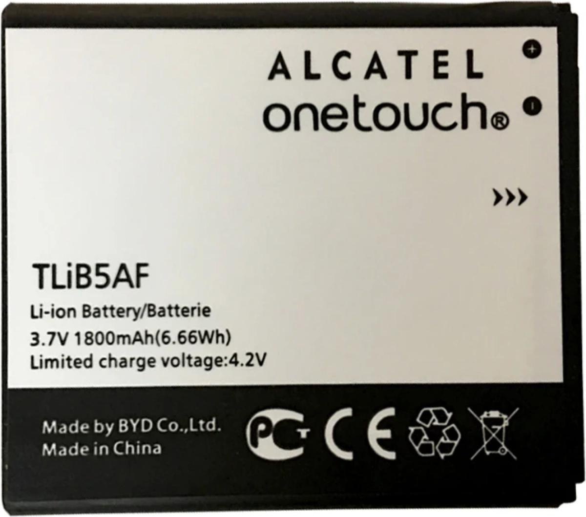 Батерия за смартфон TLIB5AF Alcatel 5037, 3.7V, 1800mAhна ниска цена с бърза доставка - BestPC.BG