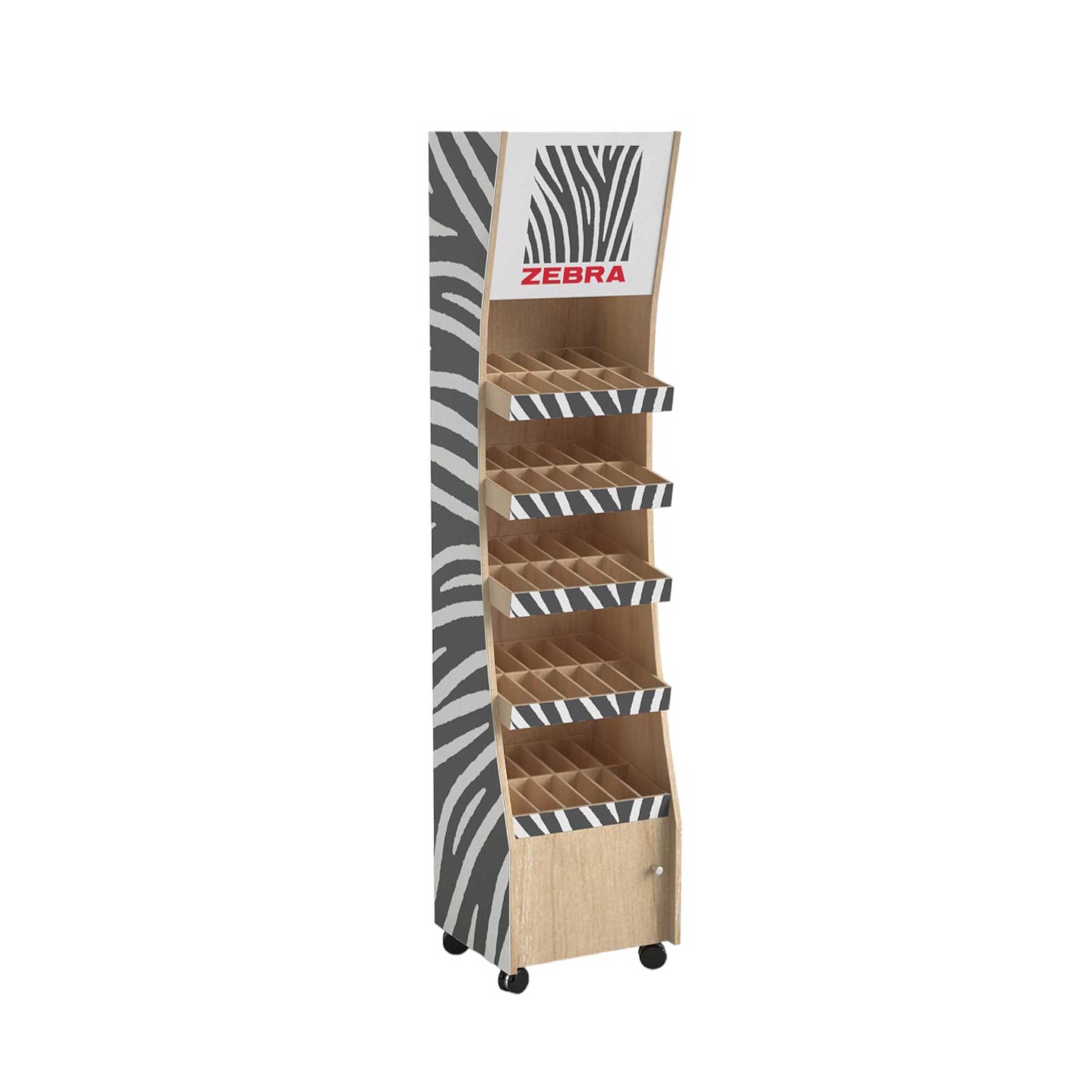 Zebra Дисплей, голям, дървен, 43 х 30 х 200 cmна ниска цена с бърза доставка - BestPC.BG