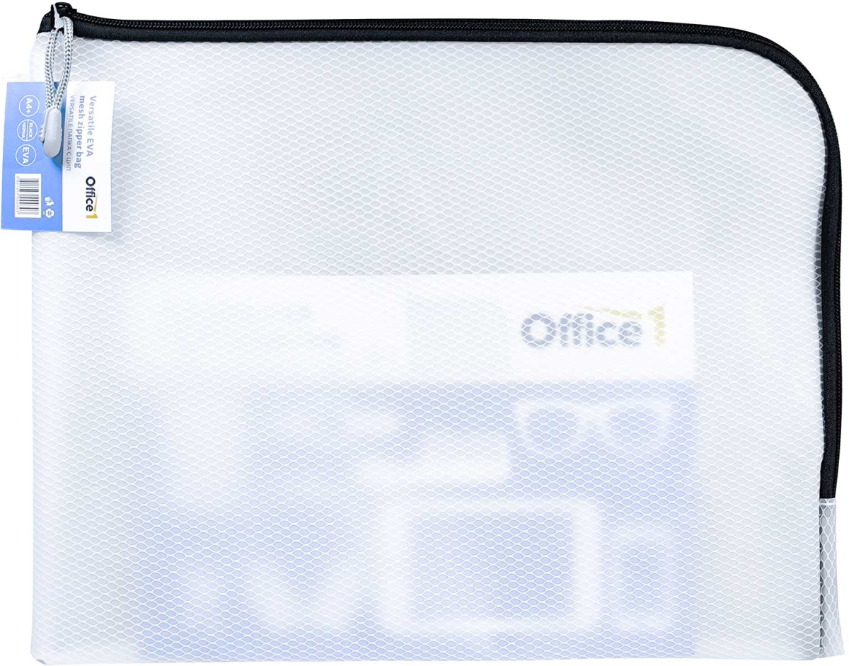 Office 1 Папка Versatile, A4+, с цип, чернана ниска цена с бърза доставка - BestPC.BG