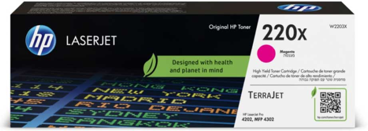 HP Тонер 220X, W2203X, LJ PRO 4202-4302, 5500 страници-5%, Magentaна ниска цена с бърза доставка - BestPC.BG