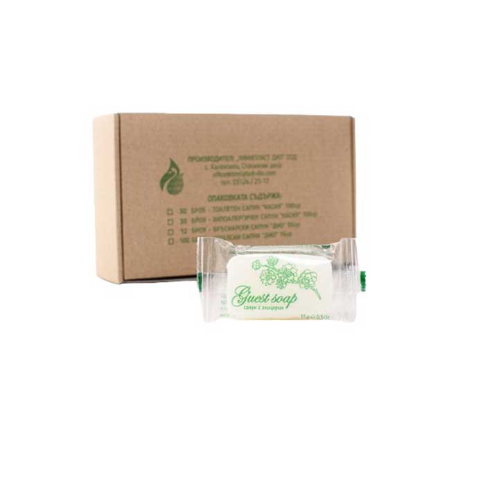Продукт Сапун, за хотели, опакован, 15 g, 200 брояна ниска цена с бърза доставка - BestPC.BG