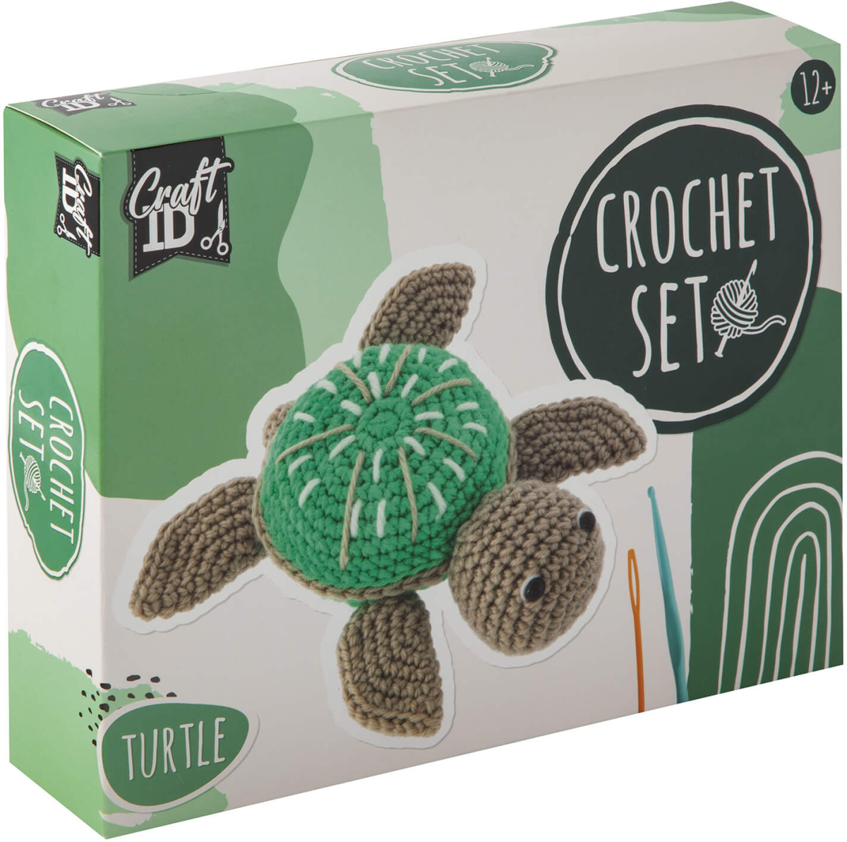 Craft ID Комплект за плетене на една кука Костенурка, 14.5 х 4 х 16 cmна ниска цена с бърза доставка - BestPC.BG