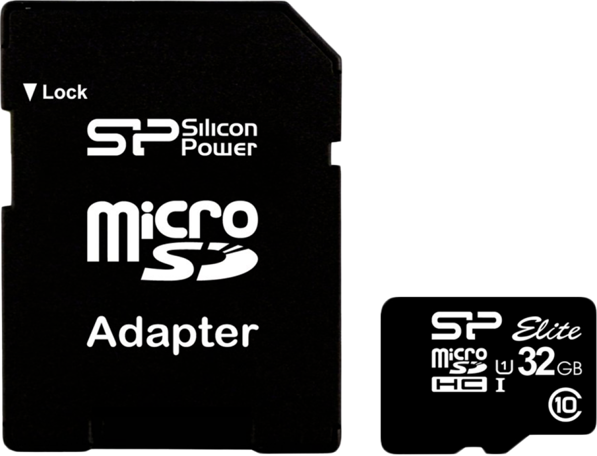 Silicon Power Elite, 32 GB, microSDXC, UHS-1, До 85 MB/s, Клас 10, U1, + SD адаптерна ниска цена с бърза доставка - BestPC.BG