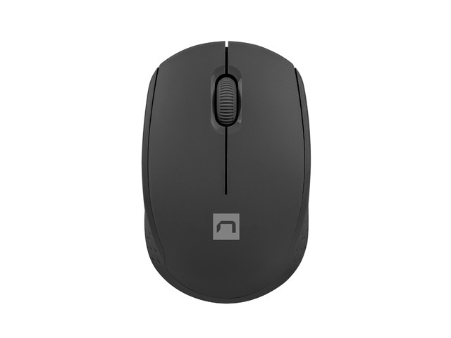 Мишка Natec Mouse Stork Wireless 1600DPI Optical, Чернана ниска цена с бърза доставка - BestPC.BG