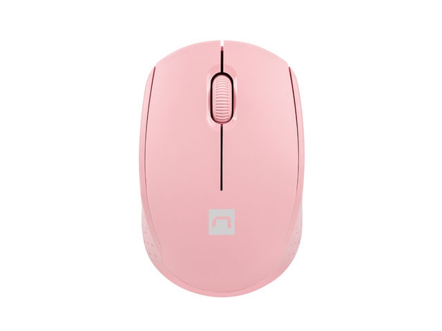 Мишка Natec Mouse Stork Wireless 1600DPI Optical, Розована ниска цена с бърза доставка - BestPC.BG