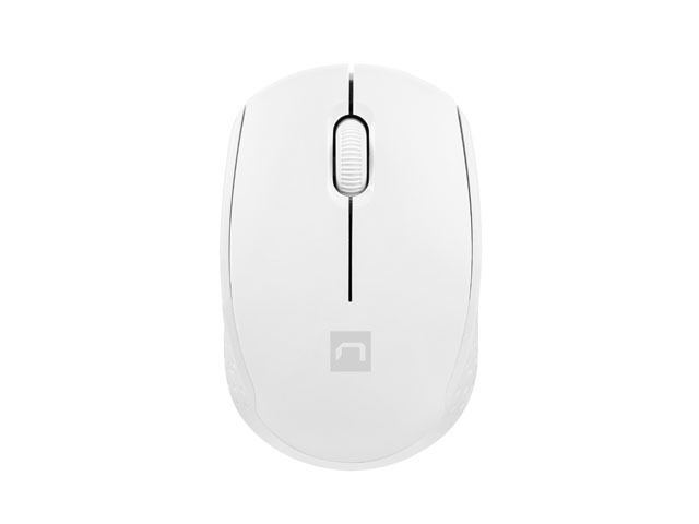 Мишка Natec Mouse Stork Wireless 1600DPI Optical, бялана ниска цена с бърза доставка - BestPC.BG