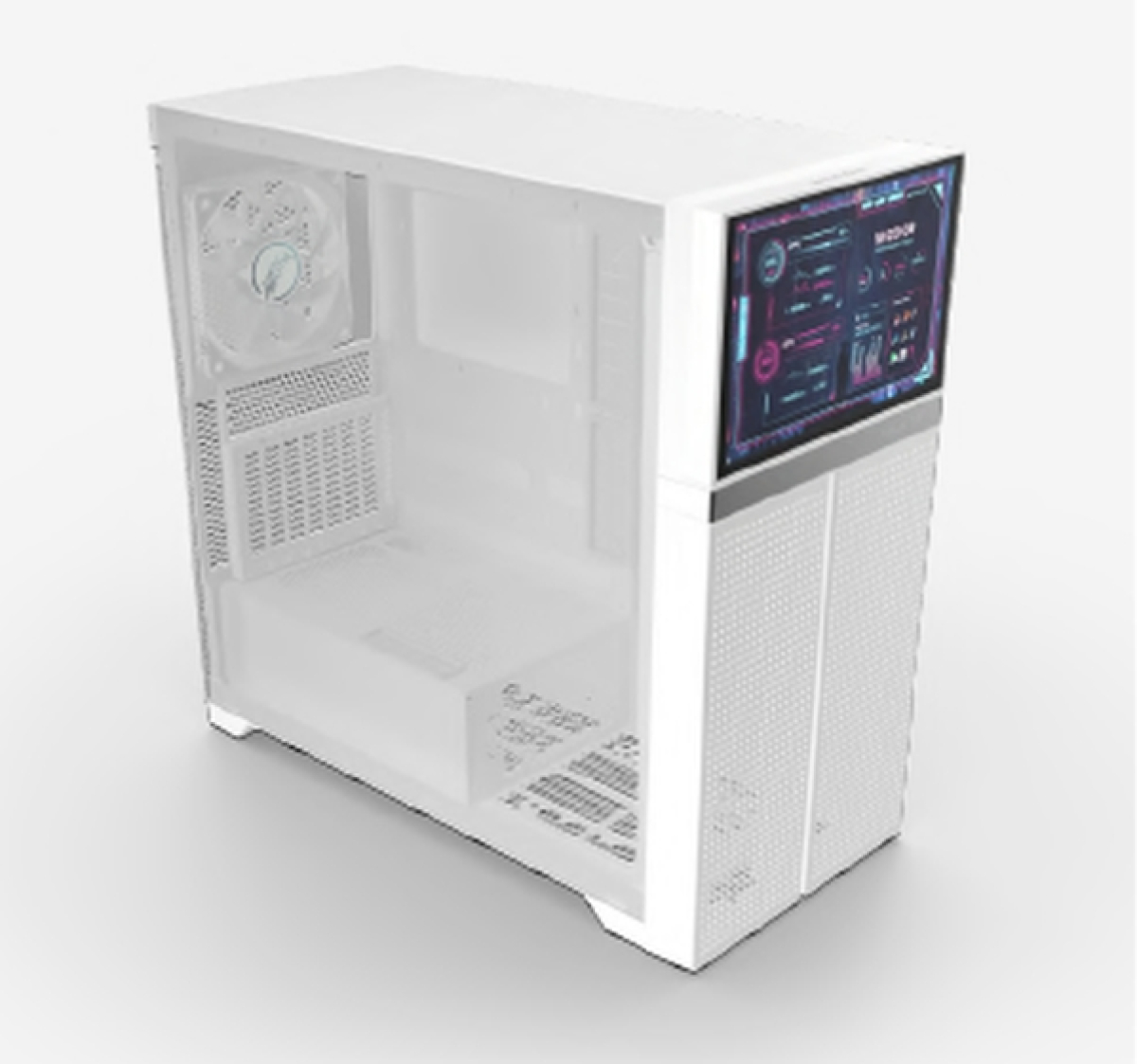 Кутия Valkyrie VK02 LCD Whiteна ниска цена с бърза доставка - BestPC.BG