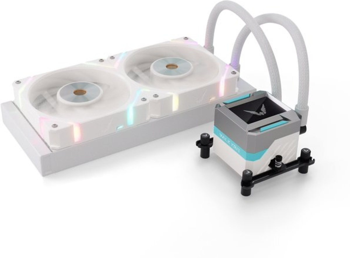 Водно охлаждане Valkyrie Syn 240 ARGB Whiteна ниска цена с бърза доставка - BestPC.BG