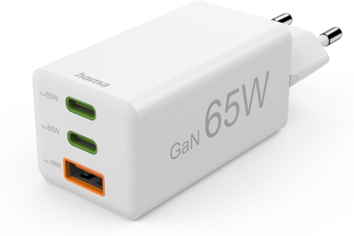 Принадлежност за смартфон HAMA Бързо мини зарядно, 65W, GaN, PD, 201996на ниска цена с бърза доставка - BestPC.BG