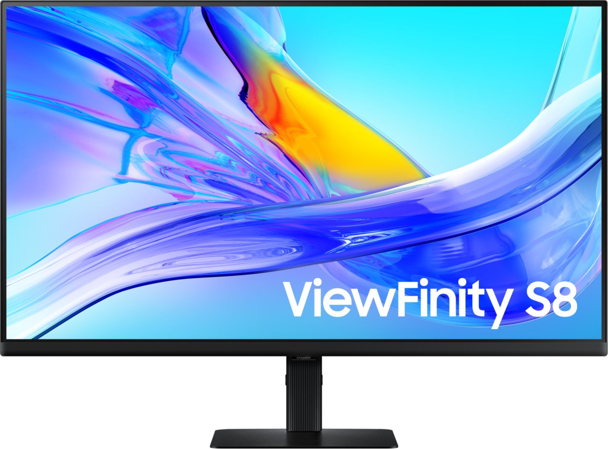 Монитор Samsung ViewFinity S8 S80UD, 32" 4К UHD, 16:9, VA, 5 ms, 60 Hz, HDMI, DP, USB, Type-C, Черенна ниска цена с бърза доставка - BestPC.BG