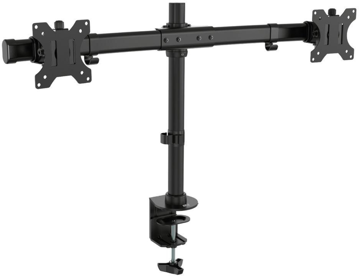 Стойка за 2 мониторa ACT AC8315, за бюро, Регулируема, 27, 10 кг, Чернана ниска цена с бърза доставка - BestPC.BG