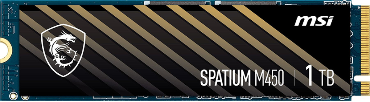 SSD MSI SPATIUM M450, M.2 2280, 1 TB, 1x PCI Express 4.0 x4, До 3600 MB/s, 3D NAND, LDPCна ниска цена с бърза доставка - BestPC.BG