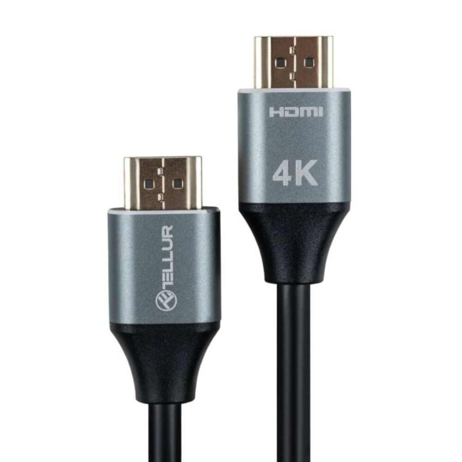 Tellur High Speed кабел за данни, HDMI, 4K, 18Gbps, Ethernet, 3 м, черенна ниска цена с бърза доставка - BestPC.BG