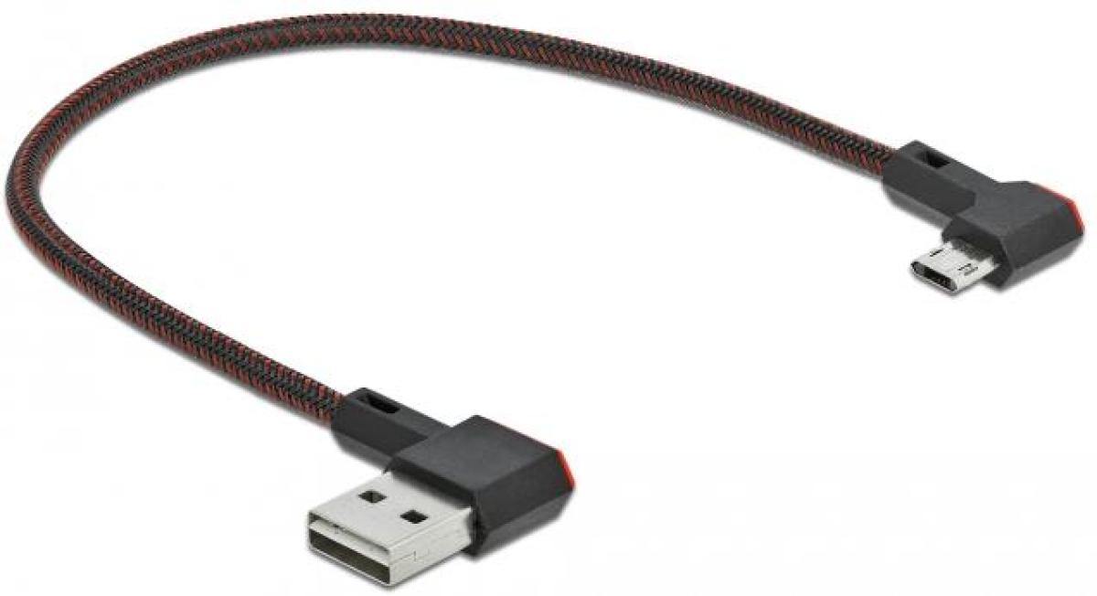 Кабел DeLock, EASY-USB 2.0 Type-A мъжко - EASY-USB Micro-B мъжкона ниска цена с бърза доставка - BestPC.BG