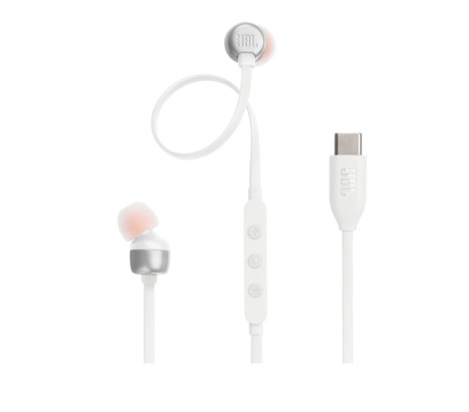 Слушалки JBL T310C WHT USB-C In-ear headphonesна ниска цена с бърза доставка - BestPC.BG
