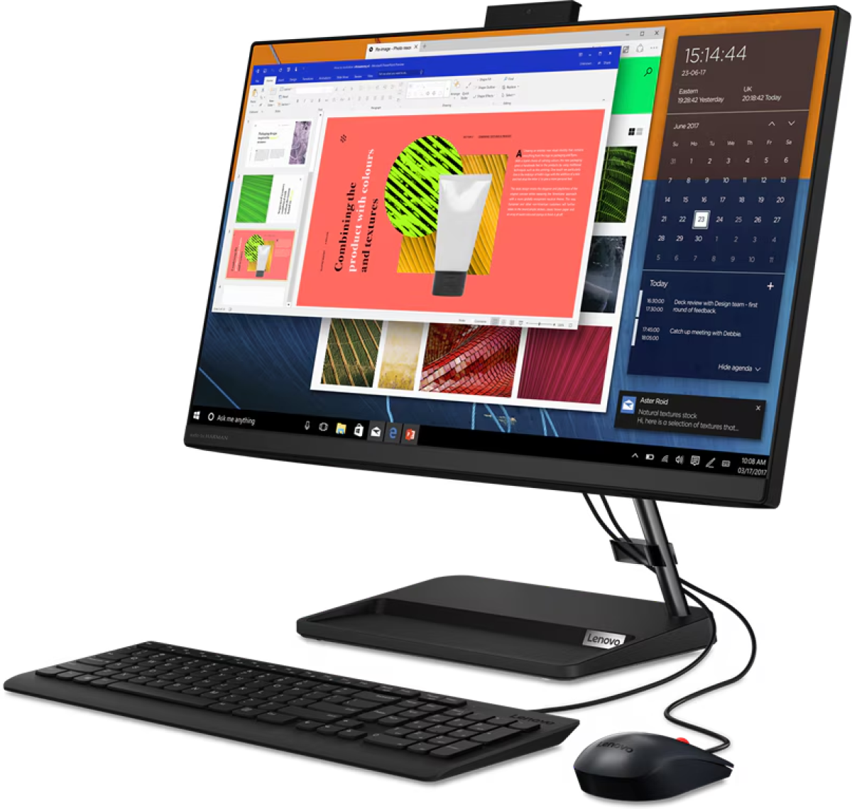 Компютър All-In-One LENOVO AIO 23.8\'\', FHD (1920x1080), AMD Ryzen 7 7730U, 16GB, 512GB SSD, HDMI, ЧЕРЕНна ниска цена с бърза доставка - BestPC.BG