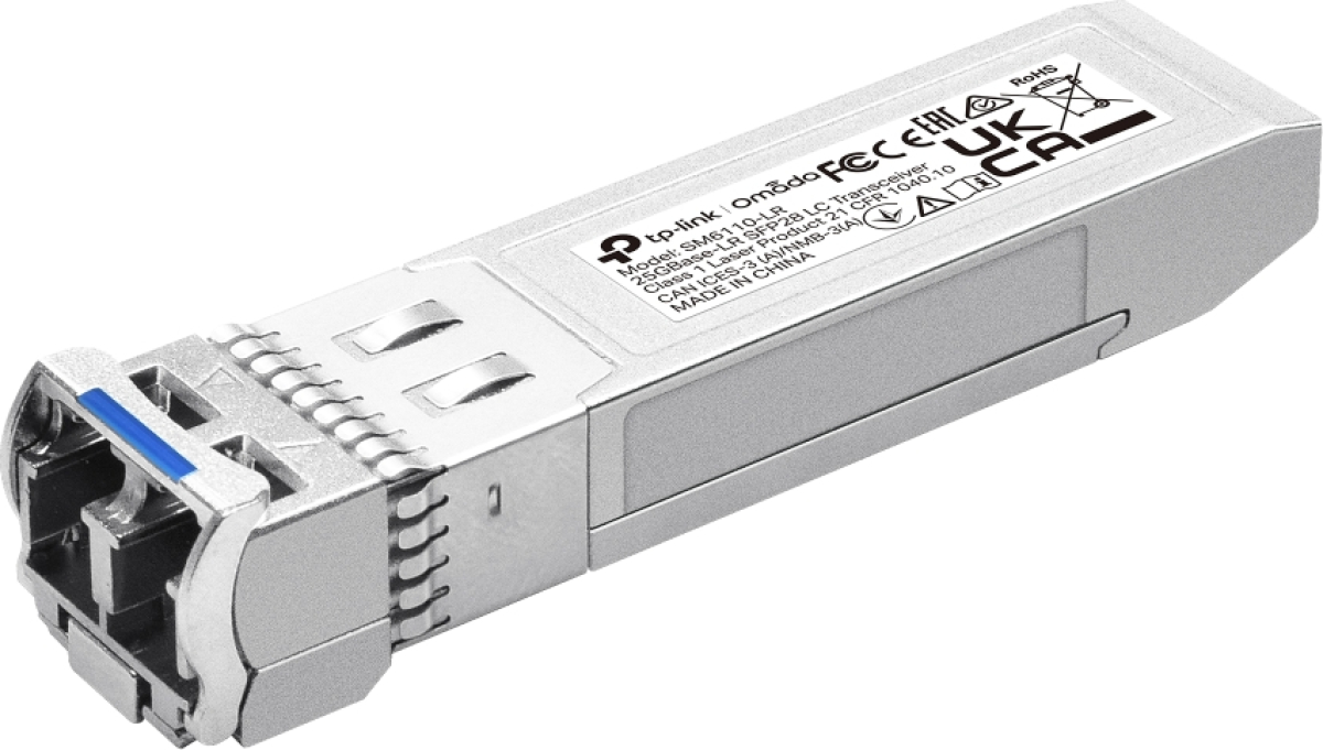 SFP Модул 25GBase-LR SFP28 LC оптичен модул TP-Link Omada SM6110-LRна ниска цена с бърза доставка - BestPC.BG