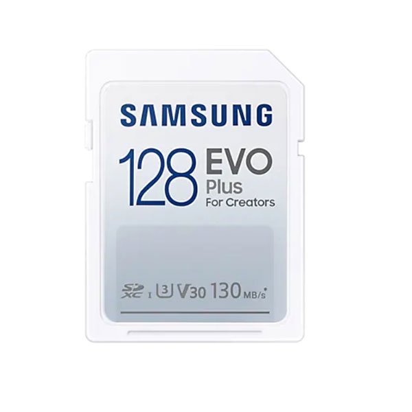 SDXC 128GB V30 Cl10+SD Adapter, Samsung EVO+на ниска цена с бърза доставка - BestPC.BG