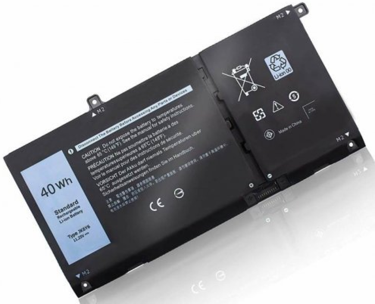 JK6Y6 батерия за лаптоп Dell, 3 клетки, 11.25V, 40Whна ниска цена с бърза доставка - BestPC.BG