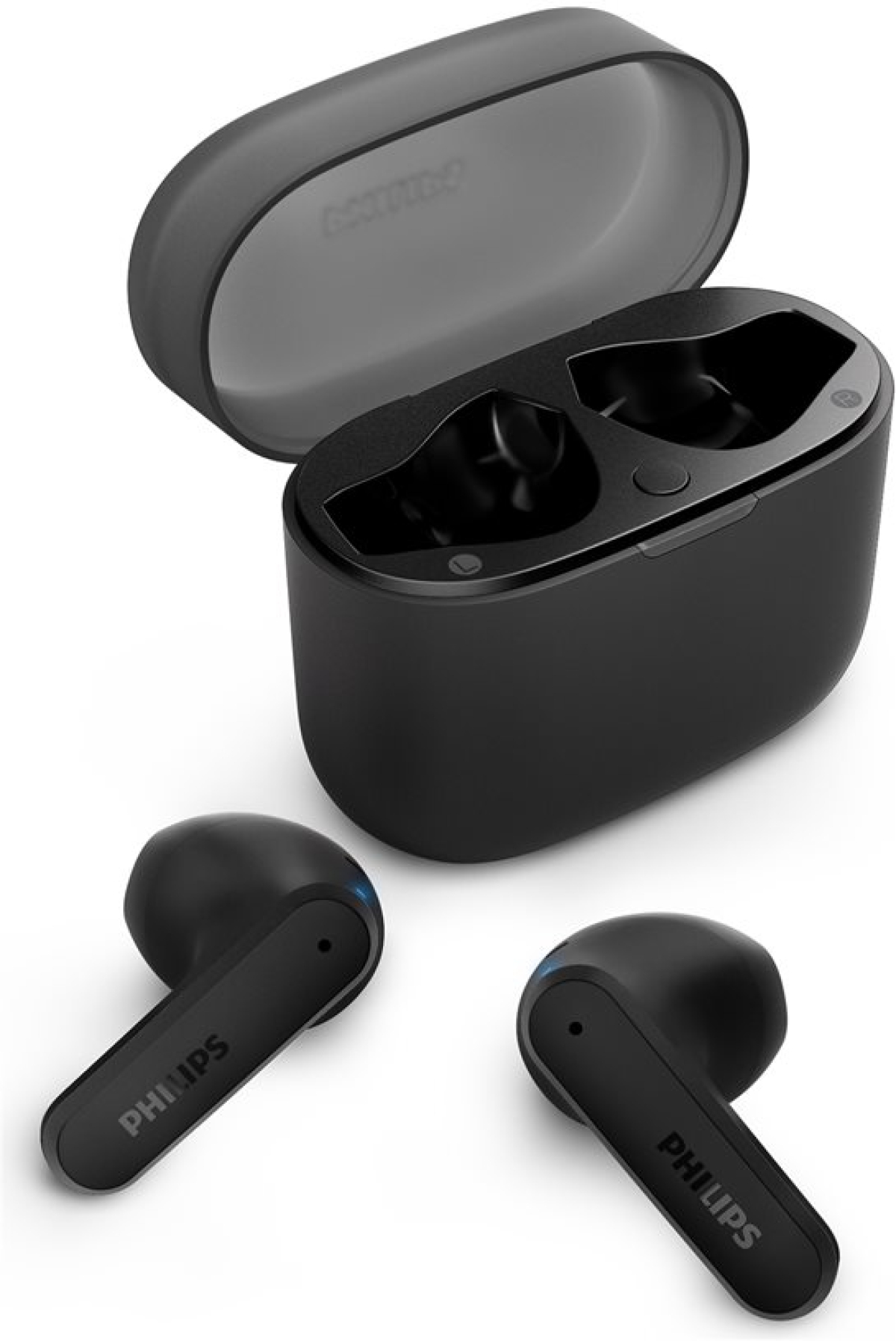 Слушалки PHILIPS Bluetooth, in-ear, до 28 часа време за възпроизвеждане, Черенна ниска цена с бърза доставка - BestPC.BG