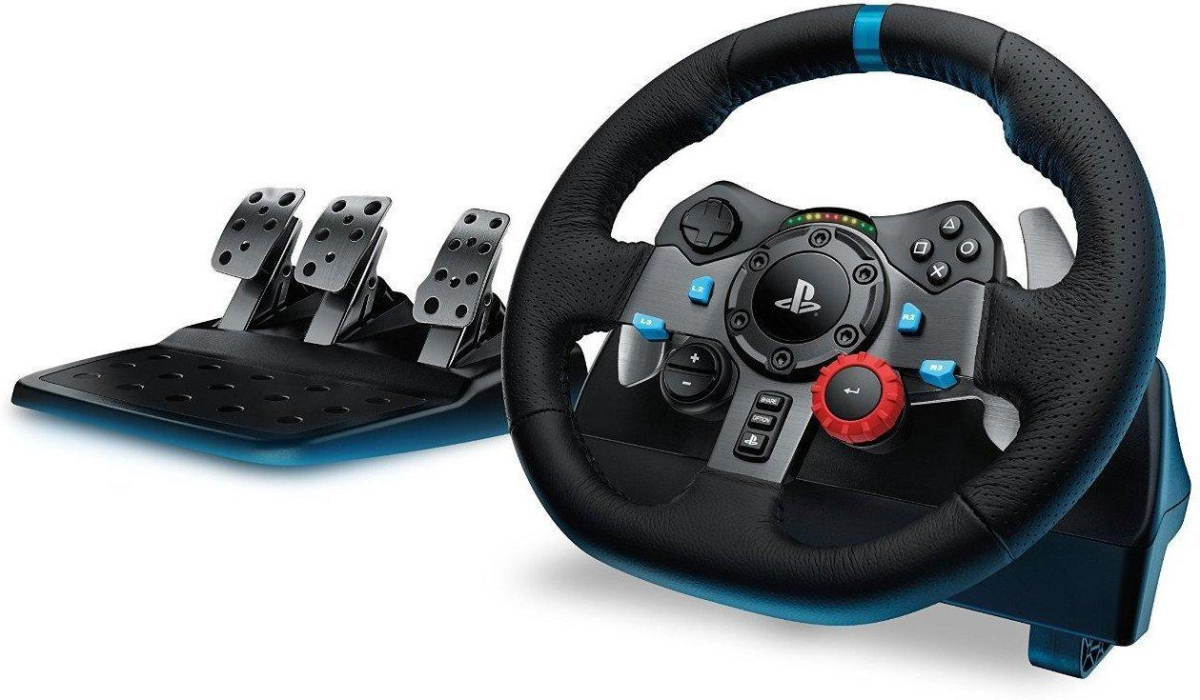 Мултимедиен продукт Волан Logitech Driving Force G29 PS3-PS4-PS5-PC + геймърски слушалки Astro A10на ниска цена с бърза доставка - BestPC.BG