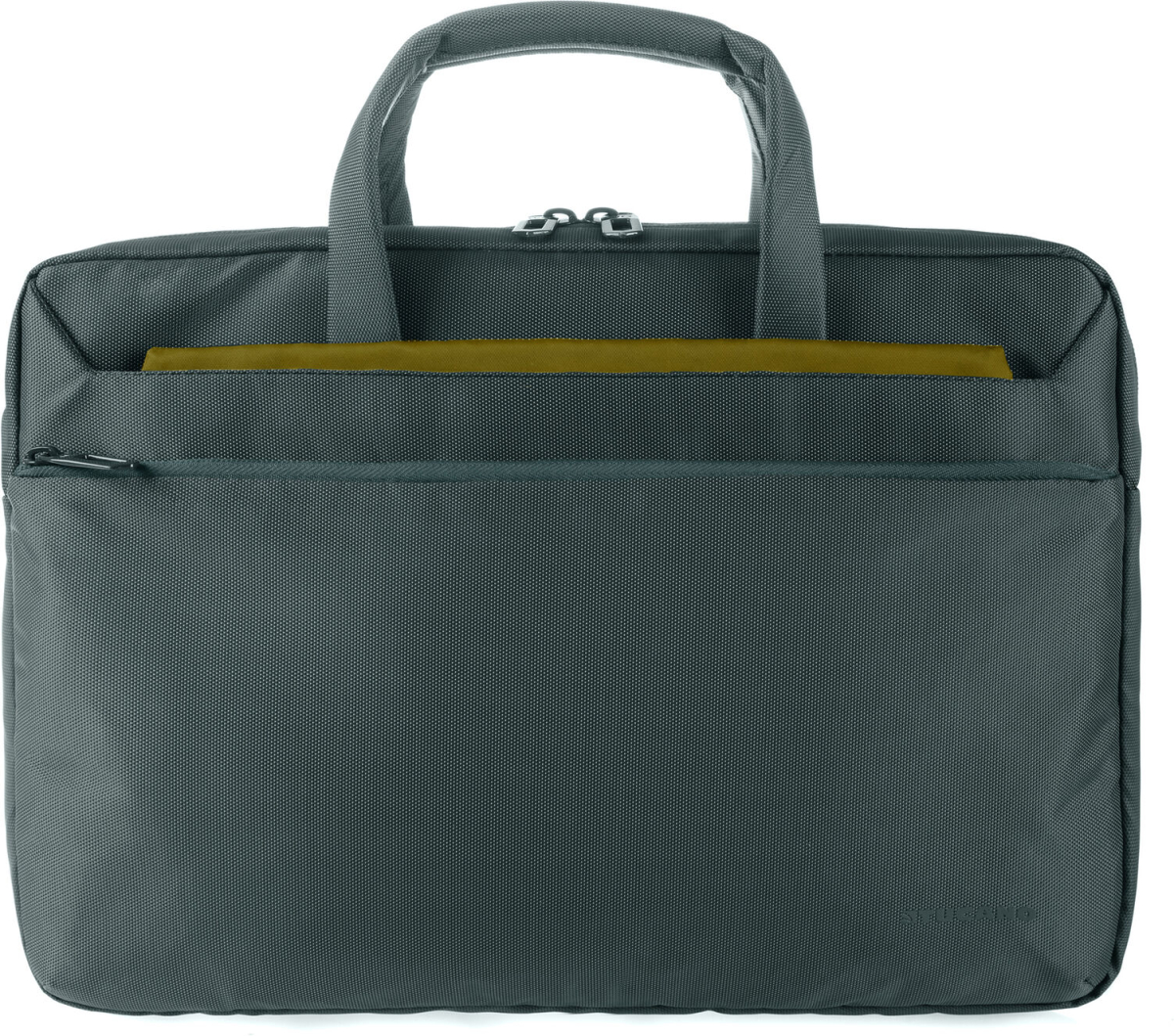 TUCANO WO3-MB13-VG :: Чанта Work Out 3 Slim за лаптоп 13", сиво-зеленна ниска цена с бърза доставка - BestPC.BG