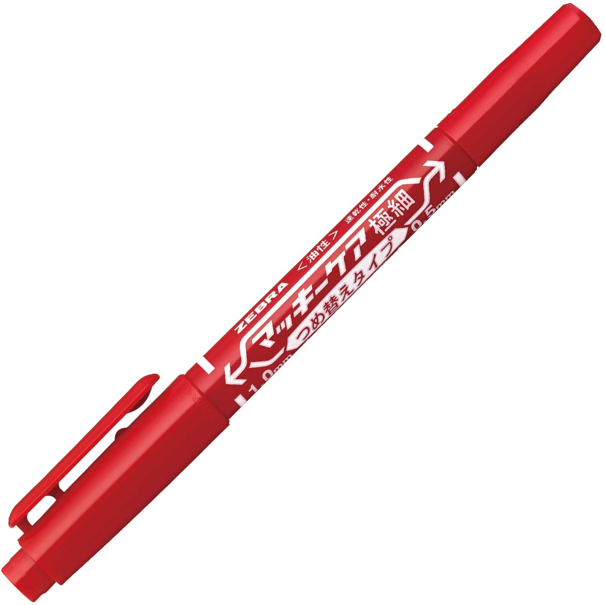 Zebra Тънкописец Mckie Extra Fine, перманентен, двоен, 0.5-1 mm, червенна ниска цена с бърза доставка - BestPC.BG