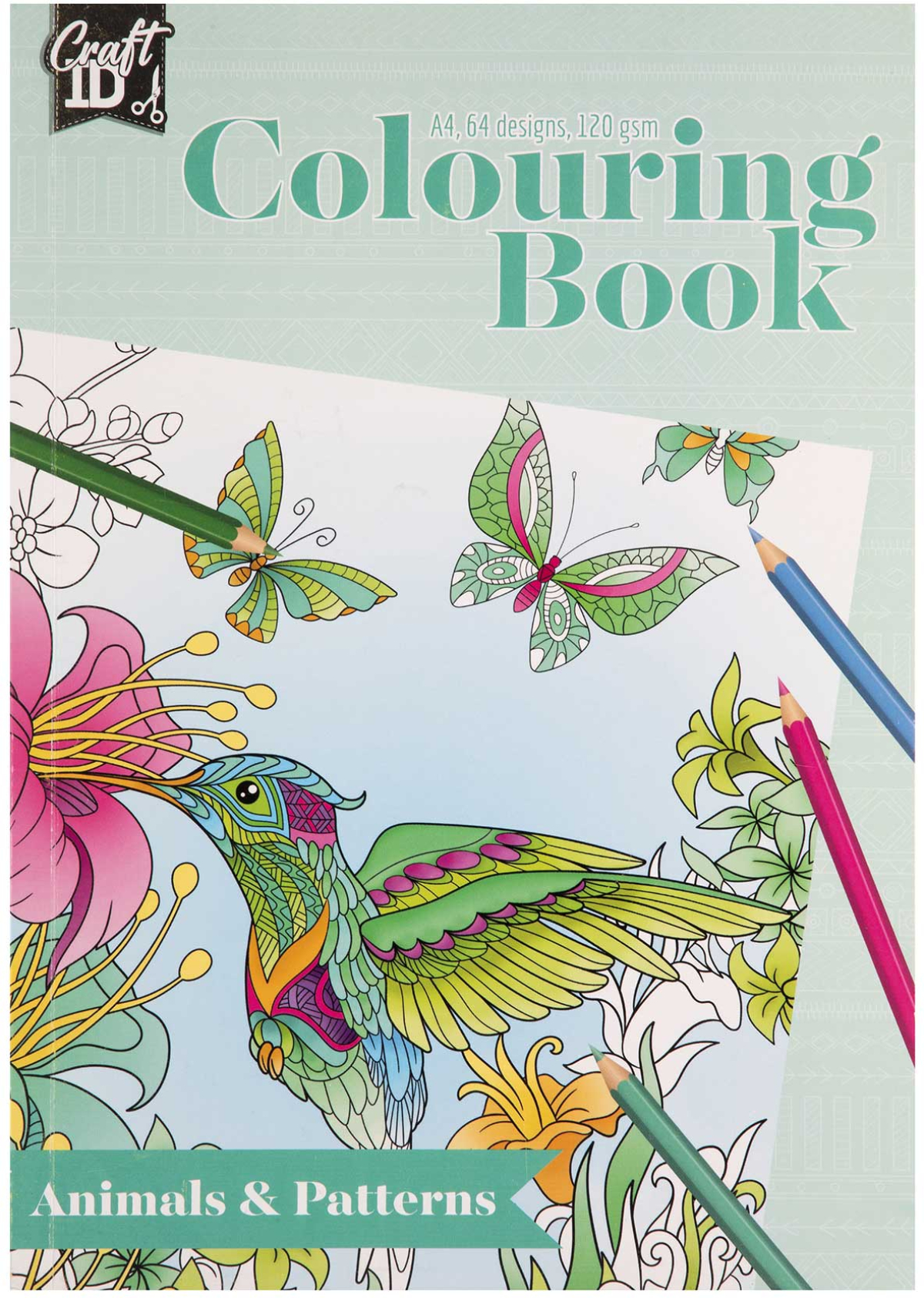 Craft ID Книжка за оцветяване Животни, А4, 32 листана ниска цена с бърза доставка - BestPC.BG