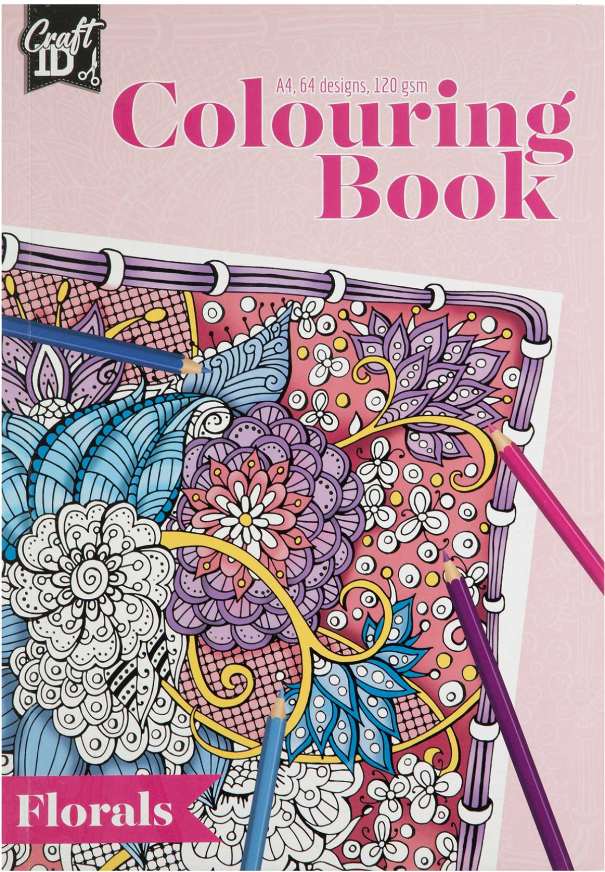 Craft ID Книжка за оцветяване Цветя, А4, 32 листана ниска цена с бърза доставка - BestPC.BG