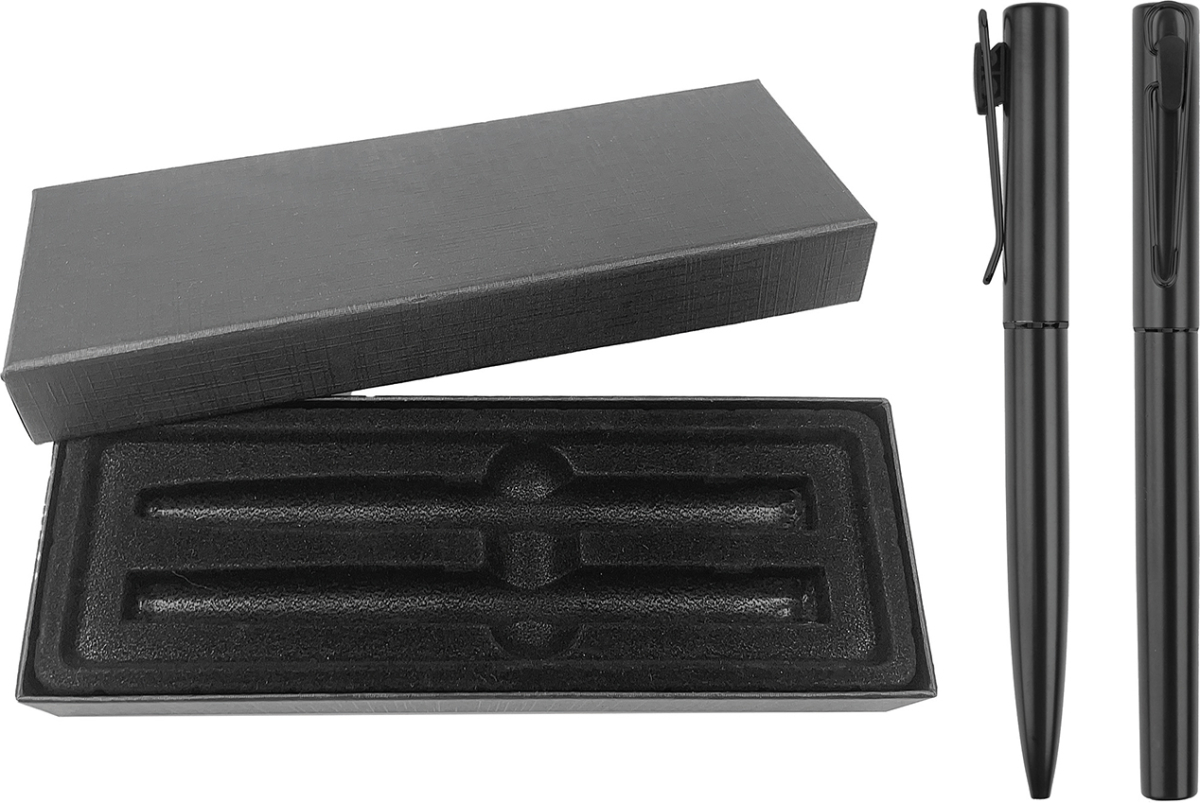 Caligo Комплект химикалка и ролер, метални, чернина ниска цена с бърза доставка - BestPC.BG