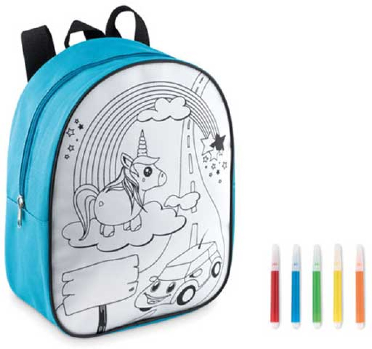 Backsketchy Раница за оцветяване, с 5 маркерана ниска цена с бърза доставка - BestPC.BG