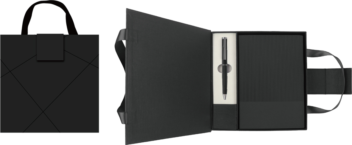 Matrix Black Комплект тефтер и химикалка, в кутия, чернина ниска цена с бърза доставка - BestPC.BG