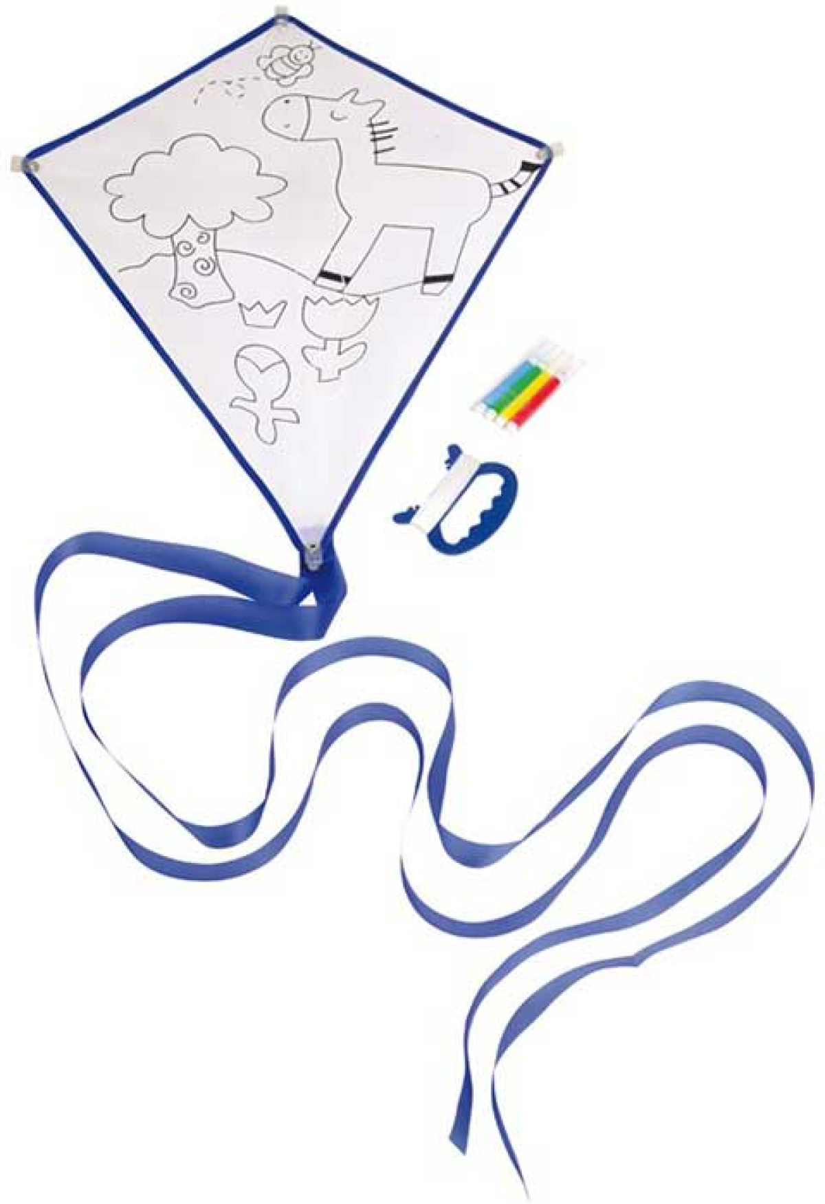 TOPS Хвърчило за оцветяване Artistic, детско, с 4 маркерана ниска цена с бърза доставка - BestPC.BG