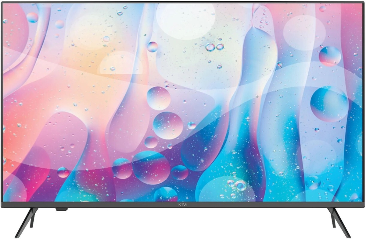 Телевизор KIVI 40F760QB, 40" Full HD, 60 Hz, DLED, 2x 8 W, 2x USB, 3x HDMI, Wi-Fi, Android 11, Черенна ниска цена с бърза доставка - BestPC.BG