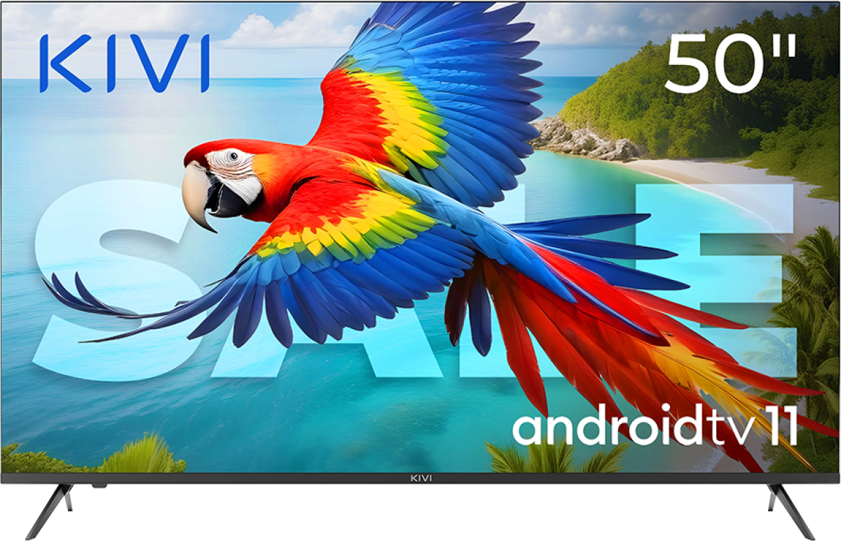 Телевизор 50", UHD, Android TV 11, Black, 60 Hz, AV1, Sound 2x12W, 65 kWh-1000h, Energy F, WiFi5Gна ниска цена с бърза доставка - BestPC.BG