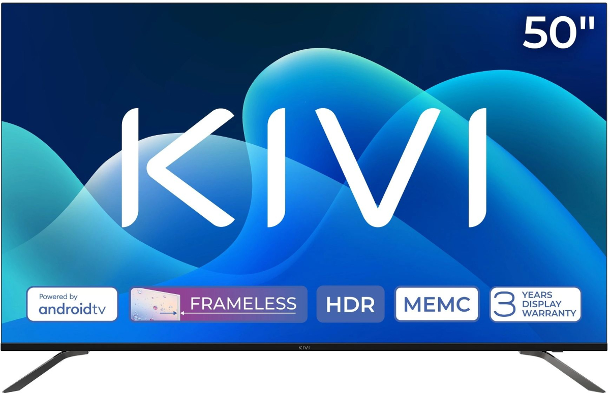 Телевизор KIVI 50U730QB, Smart TV, IPS, 60 Hz, 50" 4K UHD, 60 Hz, DLED, BT 5.1, HDMI, Game Mode, ALLMна ниска цена с бърза доставка - BestPC.BG