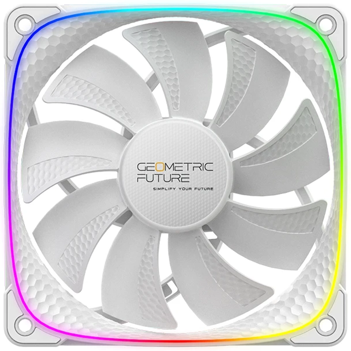 Geometric Future вентилатор Squama 2503R, REVERSE Fan, 120mm, ARGB, Whiteна ниска цена с бърза доставка - BestPC.BG