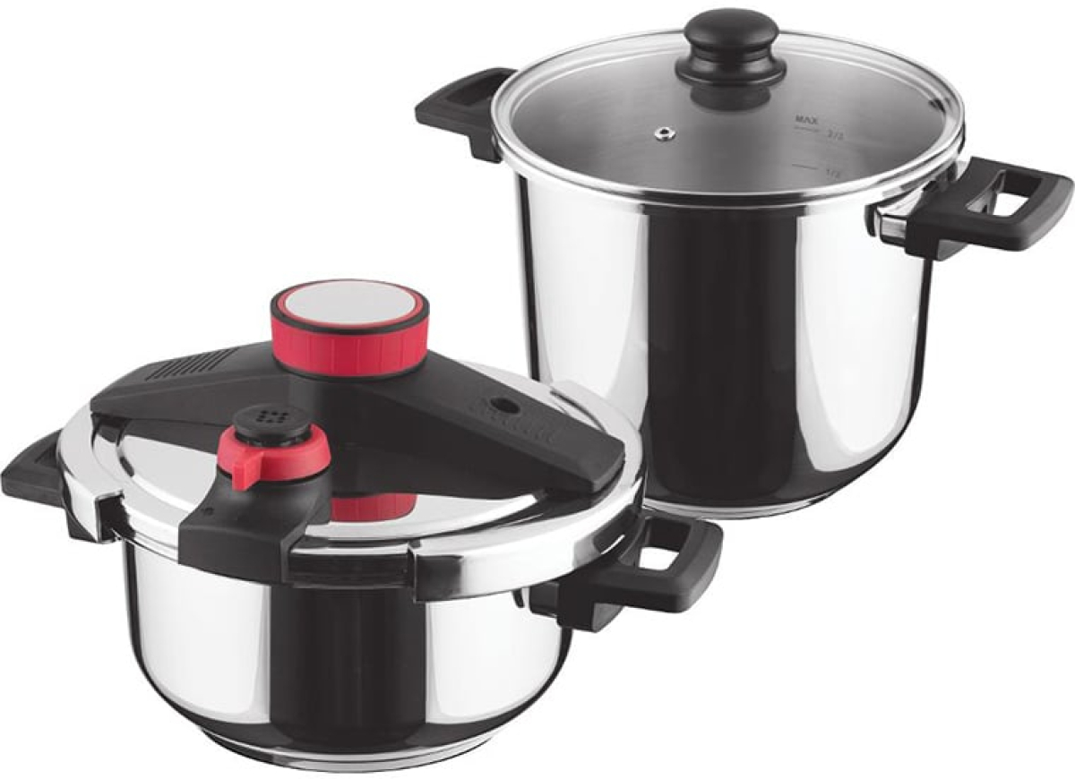 Lamart Комплект тенджери под налягане LT1230, 4 и 7 L, 2 брояна ниска цена с бърза доставка - BestPC.BG