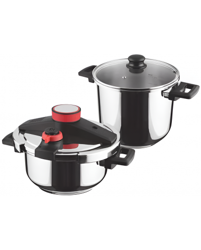 Lamart Комплект тенджери под налягане LT1230, 4 и 7 L, 2 брояна ниска цена с бърза доставка - BestPC.BG