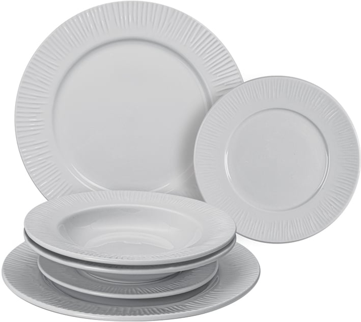 Продукт Lamart Комплект чинии LT9080, кръгли, 6 брояна ниска цена с бърза доставка - BestPC.BG