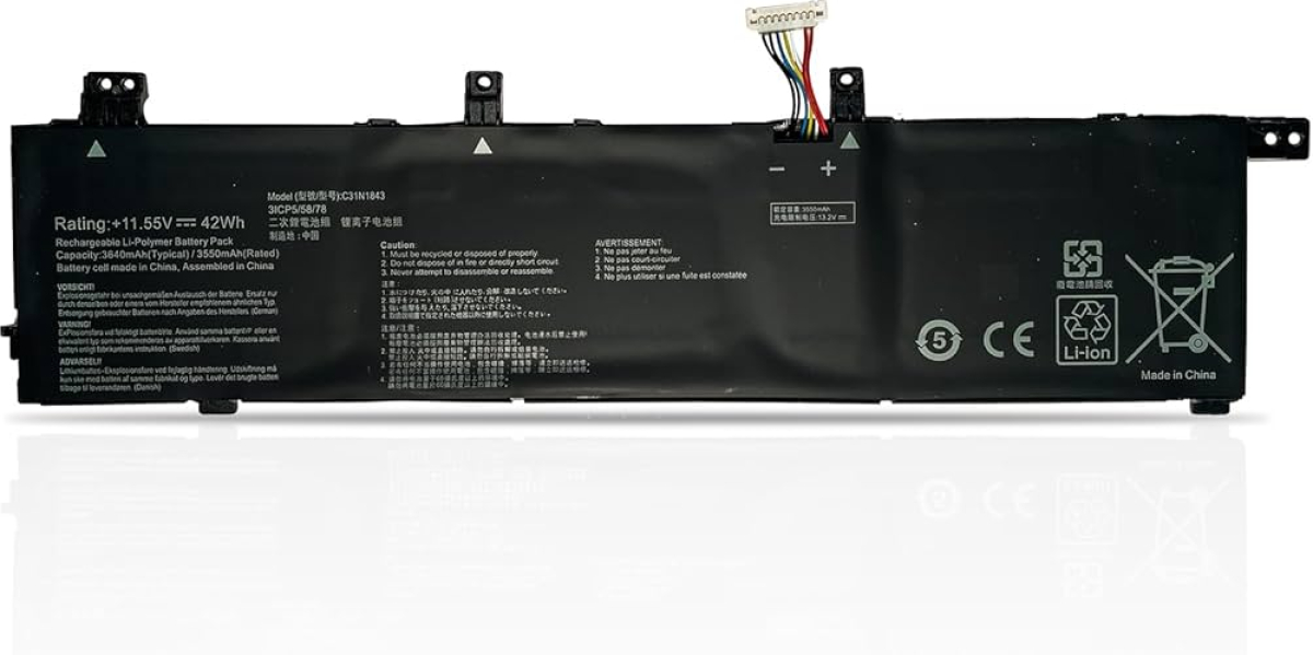 Батерия за лаптоп Asus, 3 клетки, 11.55V, 30Wh, Заместителна ниска цена с бърза доставка - BestPC.BG