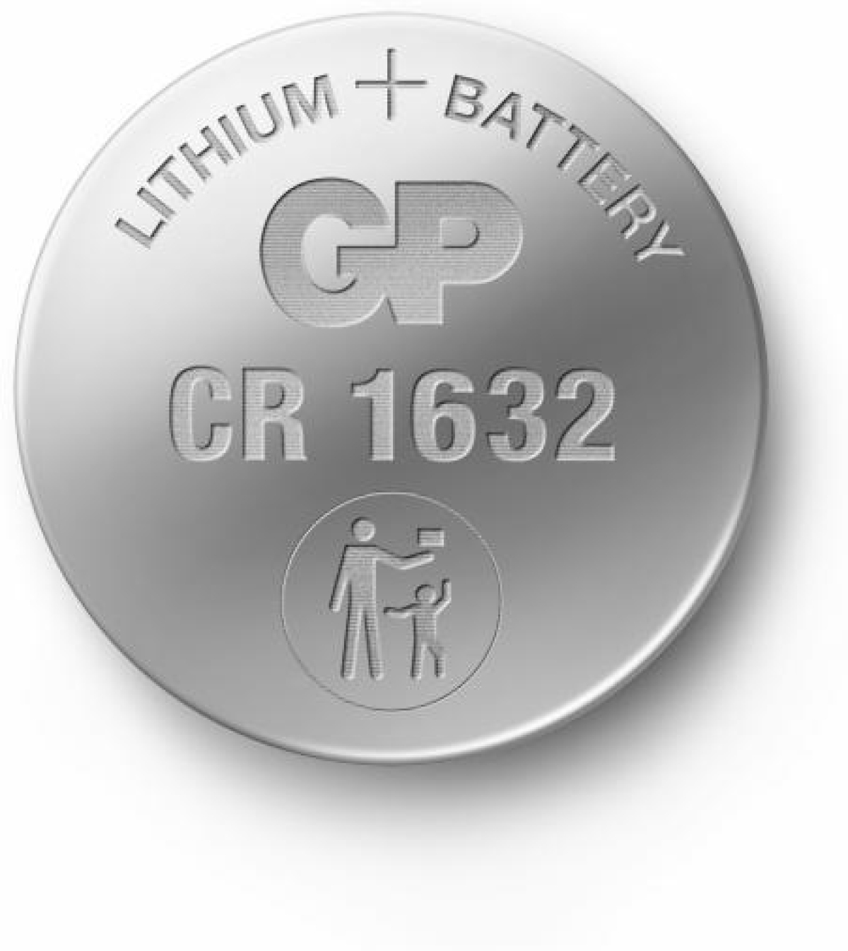 Батерия литиева CR1632 3V  GP BATTERIES, 1 бр. блистер -цена за 1 бр.-на ниска цена с бърза доставка - BestPC.BG