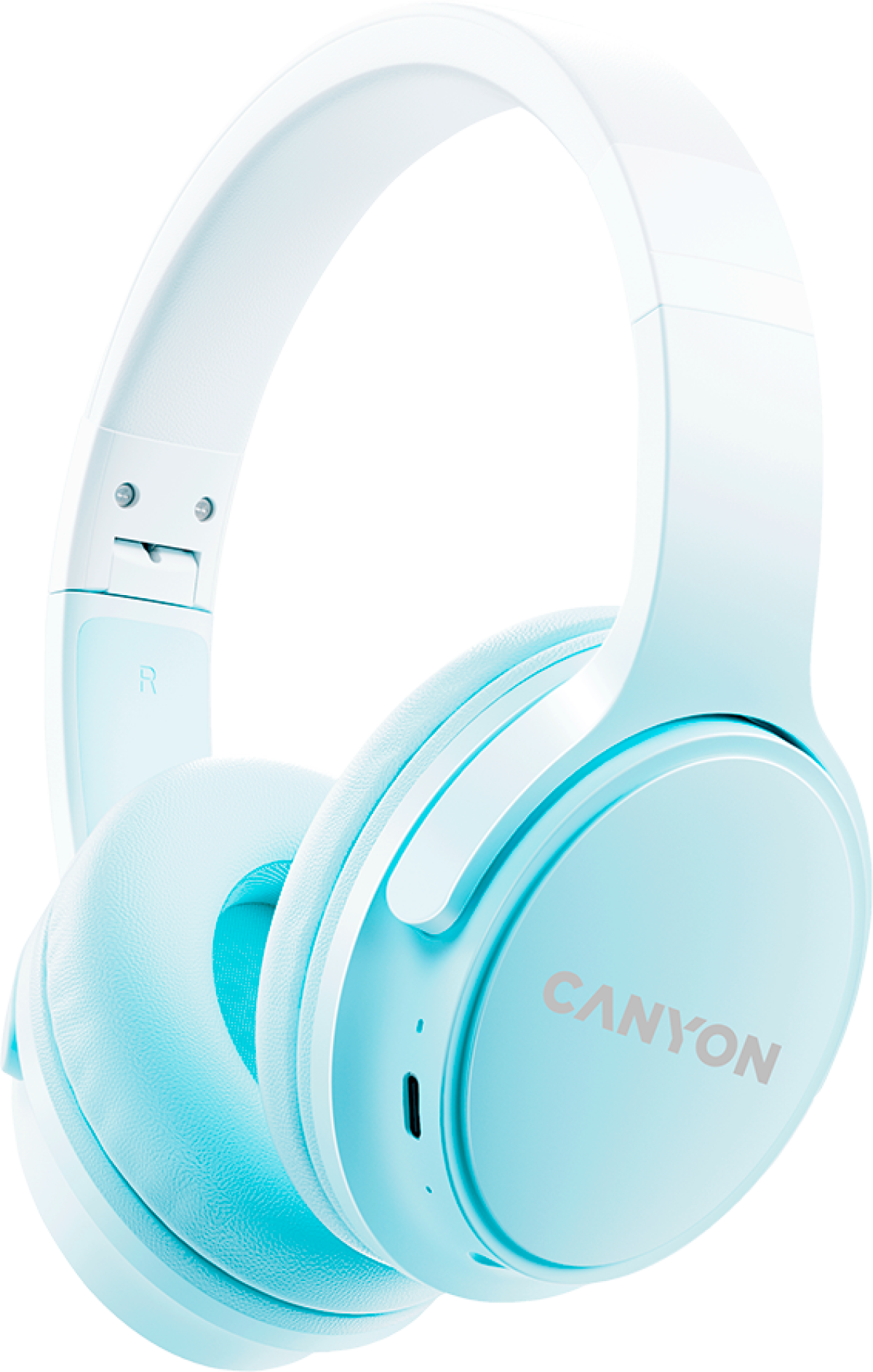 Слушалки CANYON CNS-CBTHS4BL headset OnRiff 4 Blueна ниска цена с бърза доставка - BestPC.BG