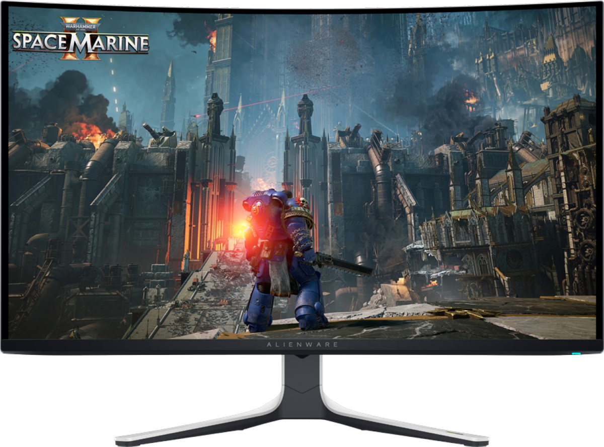 Монитор Геймърски Dell Alienware AW3225QF, 32"(31.6") QD OLED UHD 3840x2160 240Hz AR, 1000 cd-m2, 1x DisplayPort, 2x HDMI, G-Syncна ниска цена с бърза доставка - BestPC.BG