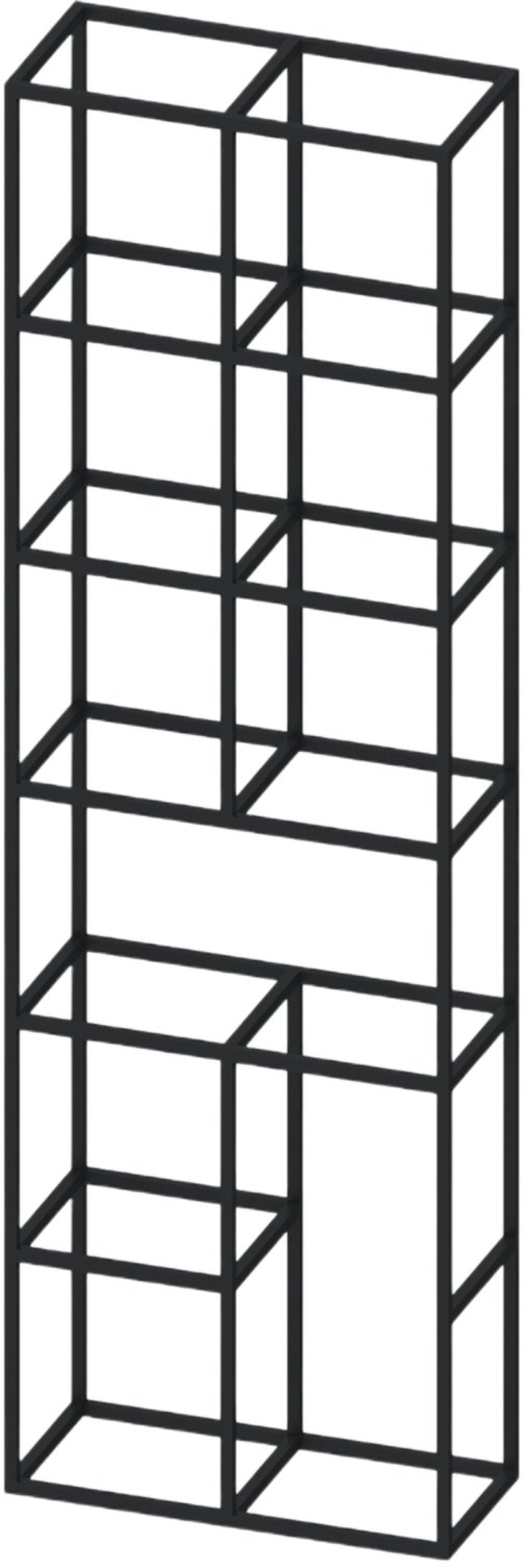 Стелаж RFG Boxi S, метален, 720 х 370 х 2120 mm, черенна ниска цена с бърза доставка - BestPC.BG