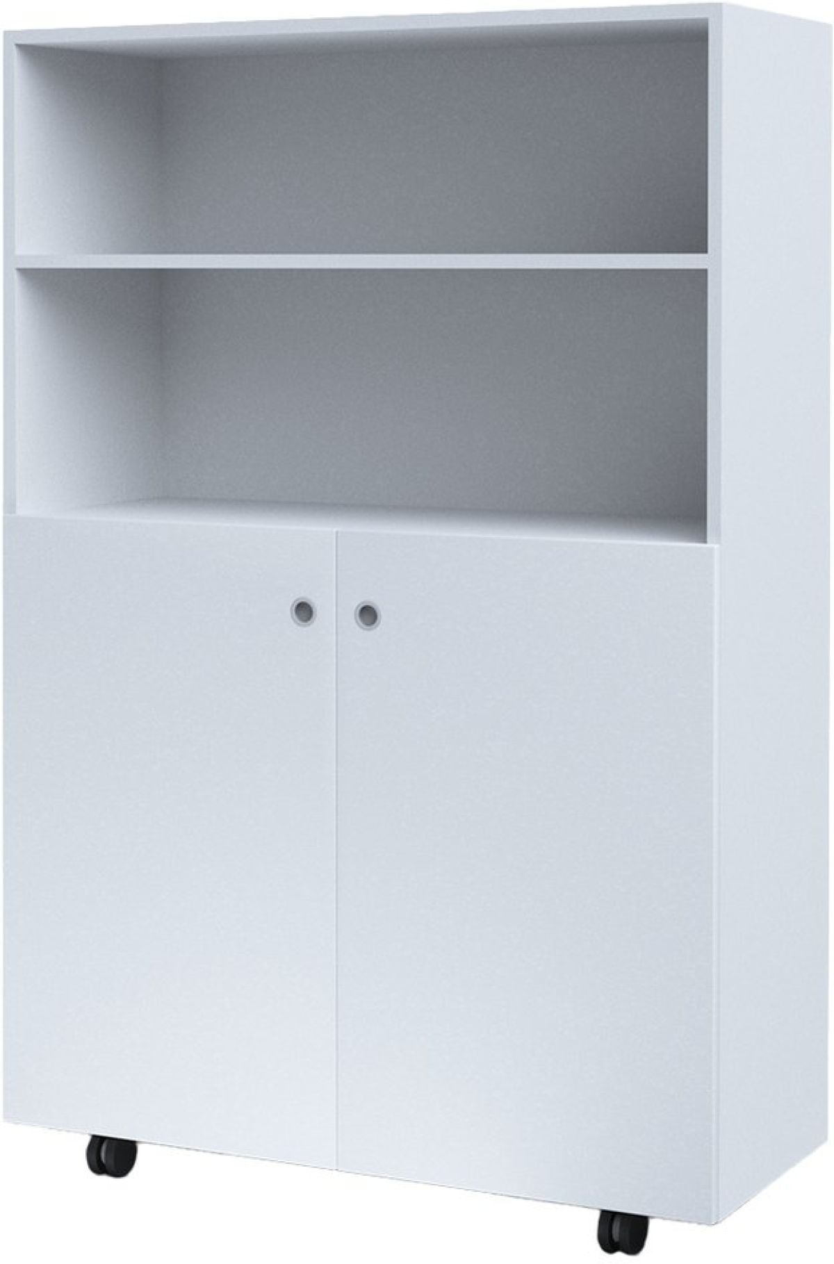 Шкаф RFG, с 4 рафта, с колелца, 1040 х 400 х 1500 mm, ПДЧ, бялна ниска цена с бърза доставка - BestPC.BG